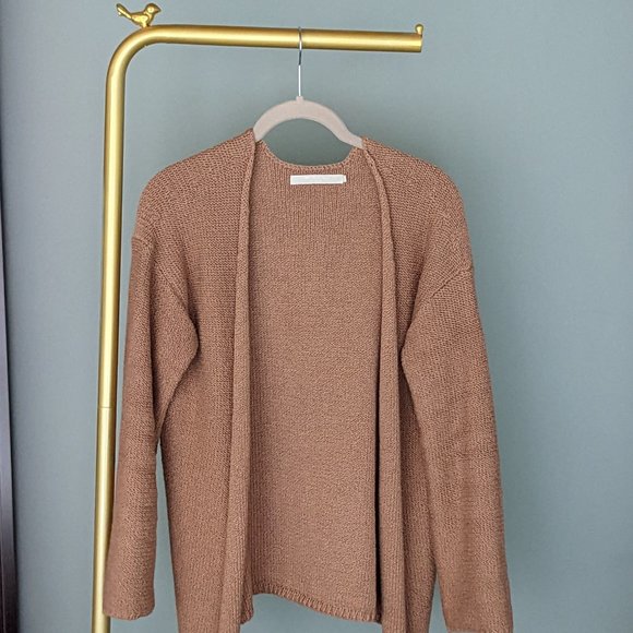 One Grey Day Nolan Cardigan In Brown (Small) - Picture 3 of 7
